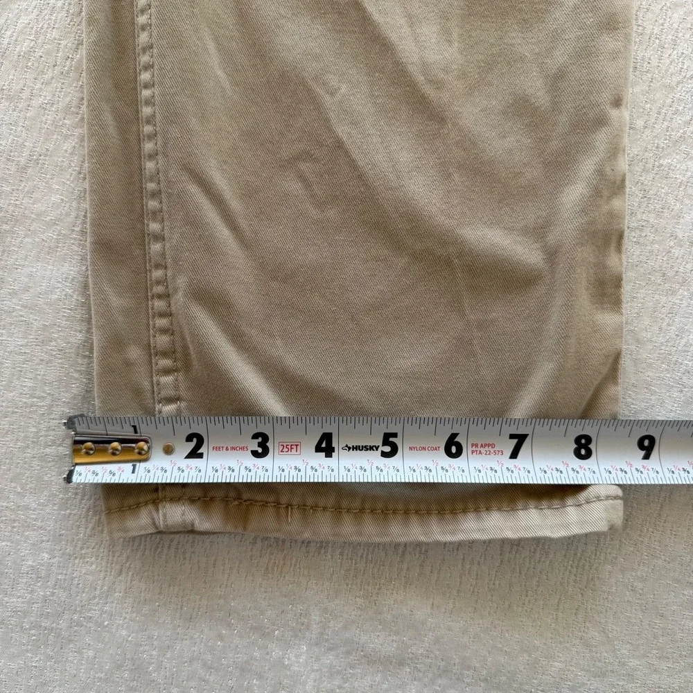 Levi's 514 Straight Fit Pants Mens 32x30 Khaki Tan Stretch Cotton Twill 5 Pocket